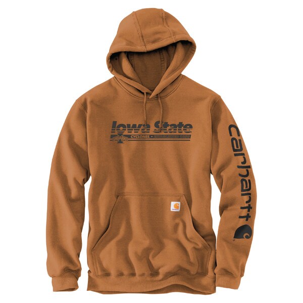 Carhartt I-State Cyclones Brown Hooded Sweatshirt